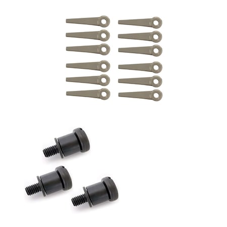 Aic Replacement Parts PolyCut Mowing Nylon Blades Bolt Kit Fits Stihl Trimmers 41117108700 41110071001 390-039-HARDWARE